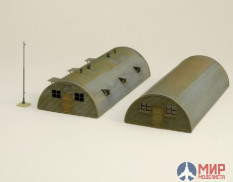 6163 Italeri 1/72 Ангар Quonset hut barrack