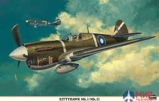 08204 HASEGAWA Самолет Kittyhawk Mk.I/III 1/32