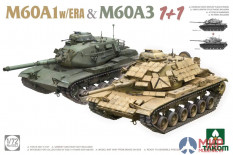 5022 TAKOM 1/72 M60A1 w/ERA & M60A3 1 + 1