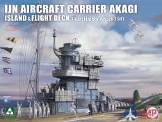 5023 TAKOM 1/72 IJN Aircraft Carrier Akagi island and flight deck