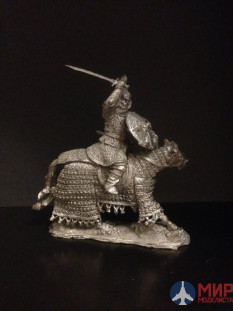 ТБ4054 Студия "Три богатыря" 54 мм Фигуры конный тяжеловооружённый монгол с саблей