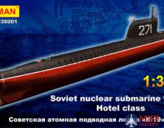 235001 Флагман 1/350 Советская атомная подводная лодка пр.658 "K-19"