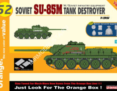 9152 Dragon САУ Soviet SU-85M Tank Destroyer 1/35