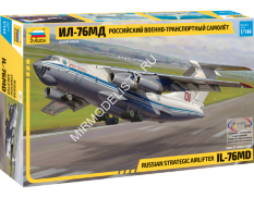 7011 Звезда 1/144 Российский военно-транспортный самолет "Ил-76МД"