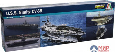 0503 Italeri Авианосец CVN-68 U.S.S. NIMITZ  (1:720)