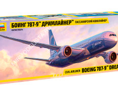 7021 Звезда 1/144 Пасажирский авиалайнер "Боинг 787-9 Дрилайнер"