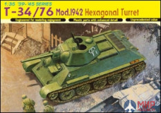 6424 Dragon 1/35 Танк T-34/76 Mod.1942 Hexagonal Turret (Soft Edge Type)