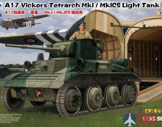 CB35210  танк  A17 Vickers Tetrarch Mk.I / MkICS Light Tank  (1:35) Bronco