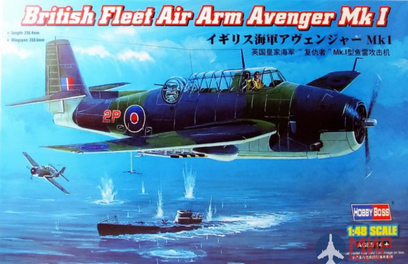 80331 Hobby Boss 1/48 Самолет Avenger Mk.I