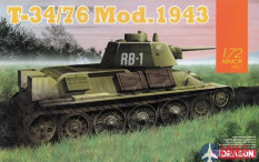 7596 Dragon танк T-34/76 Mod.1943 1/72