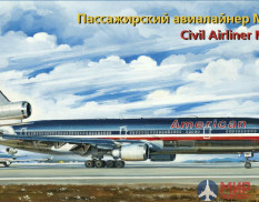 ее144107 Воcточный Экспресс 1/144 Самолет Авиалайнер MD-11 GE American Airlines