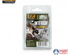 AK091 AK Interactive Interior Weathering Set