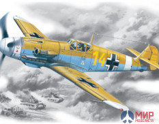 48105 ICM 1/48 Самолет Bf-109F-4/Z Trop