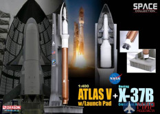 56260 Dragon космический аппарат  Atlas V w/Launch Pad + X-37B Orbital Test Vehicle (OTV)  1/400