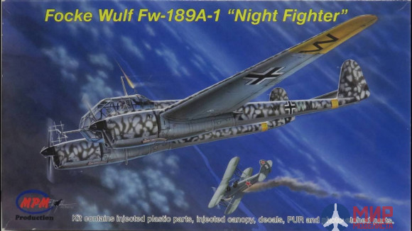 72529 MPM 1/72 Focke Wulf Fw-189A-1 Night Fighter