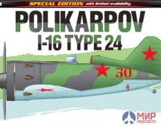 12314 Academy 1/48 Самолет Polikarpov I-16 Type 24