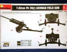 35104 MiniArt пушка  7.62cm FK 39(r) GERMAN FIELD GUN  (1:35)