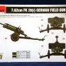 35104 MiniArt пушка  7.62cm FK 39(r) GERMAN FIELD GUN  (1:35)