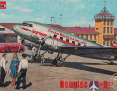 ROD309 Roden 1/144 Самолет Douglas DC-3 Trans World Airlines, late 1930s
