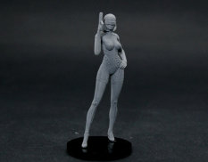 NS-F54/32040 North Star Models 54 mm Фигура Artificial Intelligence Girl (with acrylic base)