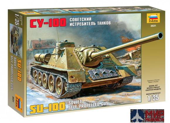 3531 Звезда 1/35 Советский истребитель танков СУ-100