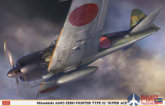 08245 Hasegawa Самолет Mitsubishi A6M5 Zero Fighter Type 52 Super Ace 1/32