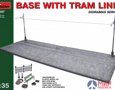 36057 MiniArt 1/35 Основание с трамвайными путями