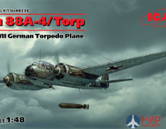 48236 ICM 1/48 Ju 88A-4/Torp, Германский торпедоносец ІІ МВ