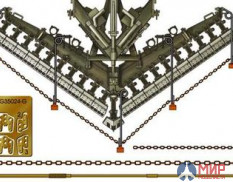 AG3524 AFV Club 1/35 Цепи и фототравление Chain and spring hanger for M1132 Srtyker