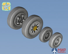 Ns72131-b North Star Models 1/72 Колеса Wheels set for Ka-15/Ka-18 Light series