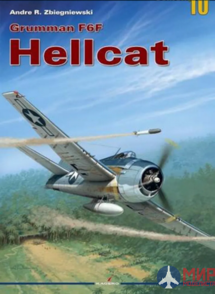 Книга Grumman F6F Hellcat Andre R. Zbiegniewski с декалью