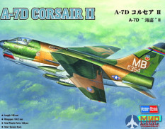 87203  Hobby Boss  самолёт  A-7D Corsair II  (1:72)