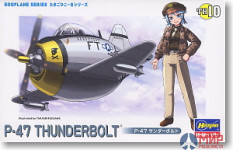 60120 Hasegawa Самолет EGG PLANE P-47 THUNDERBOLT
