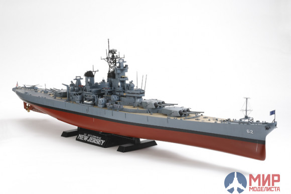 78028 Tamiya 1/350 Американский корабль US Battleship BB-62 New Jersey