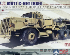 SS-013 Meng Model 1/35 M911 C-Het (8×6) и M747 тяжелого оборудования полуприцепа