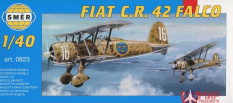 0823 Smer самолёт Fiat C.R.42 FALCO (1:40)