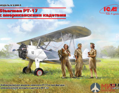 32051 ICM Stearman PT-17 с американскими кадетами