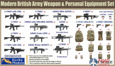 35GM0026 Gecko Models 1/35 Modern British Army Weapon & Equipment Set