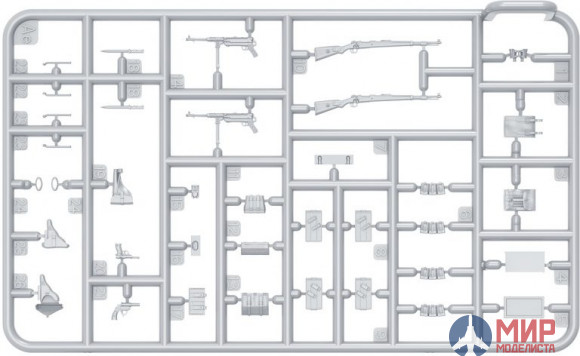 35247 MiniArt аксессуары  GERMAN INFANTRY WEAPONS & EQUIPMENT  (1:35)