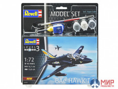 64970 REVELL ПОДАРОЧНЫЙ НАБОР "БРИТАНСКИЙ ЛЕГКИЙ ШТУРМОВИК BAE HAWK T.1" (1:72)