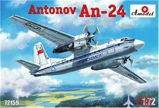 AMO72159 Amodel 1/72 Самолет Антонов Ан-24