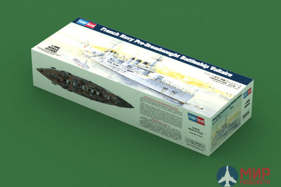 86504 Hobby Boss корабль  French Navy pre-dreadnought Voltaire Battleship  (1:350)