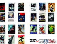 65115 ZIPmaket  Военные плакаты США 1/35