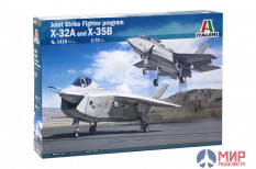 1419 Italeri Самолёт Joint Strike Fighter program X-32A and X-35B 1/72