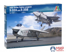 1419 Italeri Самолёт Joint Strike Fighter program X-32A and X-35B 1/72