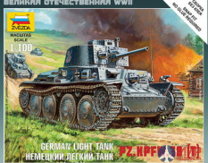 6130 Звезда 1/100 Немецкий легкий танк PZ-38 (T)