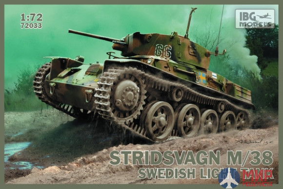 IBG72033 IBG Танк M-38 Stridsvagn