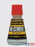 MC-124 Gunze Sangyo Клей Mr. Cement (с кисточкой) 40мл
