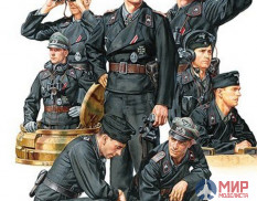 35354 Tamiya 1/35 Немецкие танкисты, 8 фигур