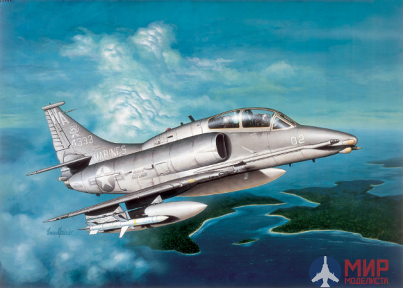 0165 Italeri самолет  OA-4M SKYHAWK II (1:72)